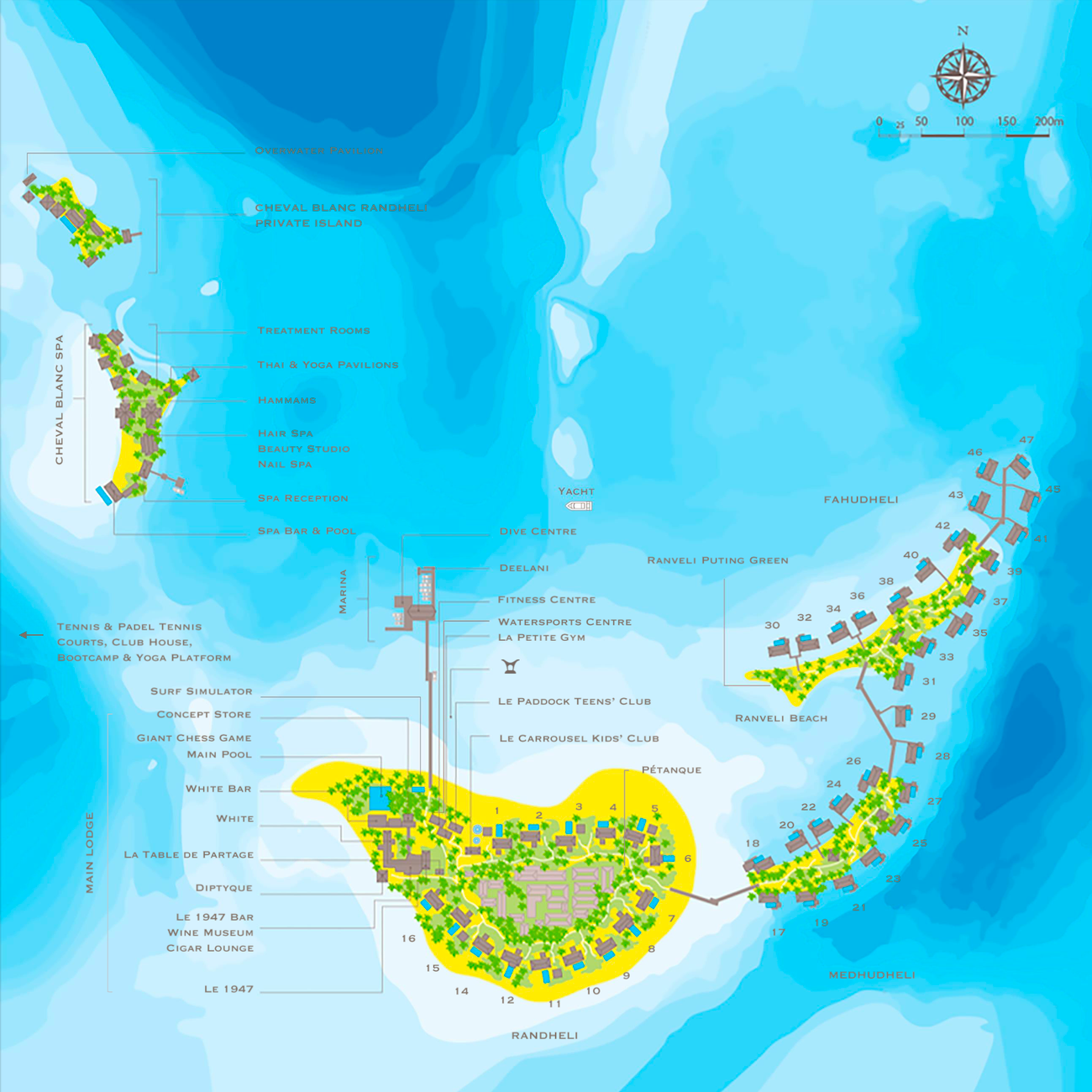 Cheval Blanc Randheli Map
